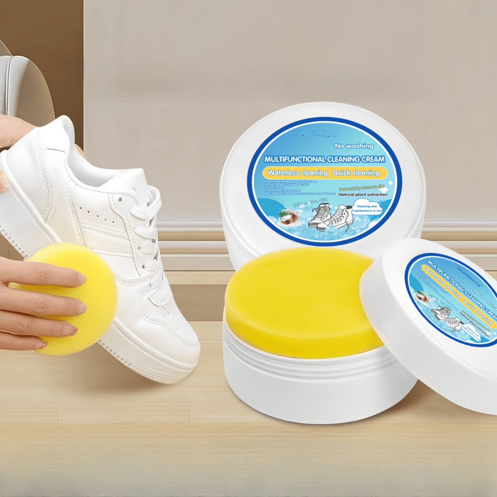 Sneaker Care Whitener - Creme de Limpeza para Tênis Brancos,