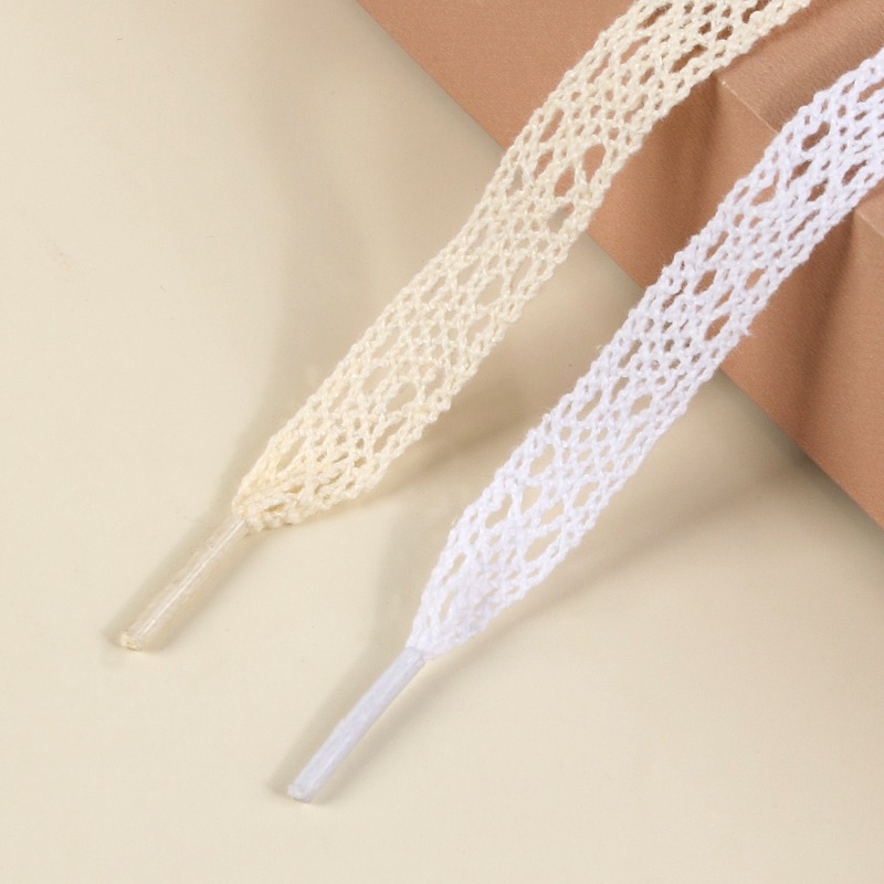 Cadarços de Renda Vazados Bran - Lace Replacement Flat avaliação e preço