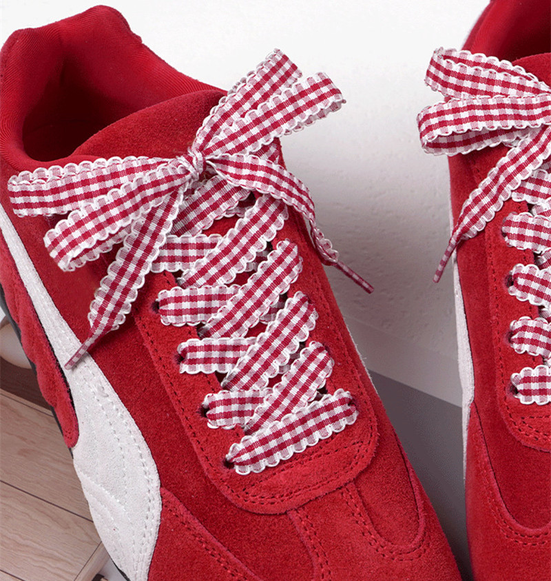 Cadarços Planos Franzidos Xadr - Lace Replacement Flat avaliação e preço