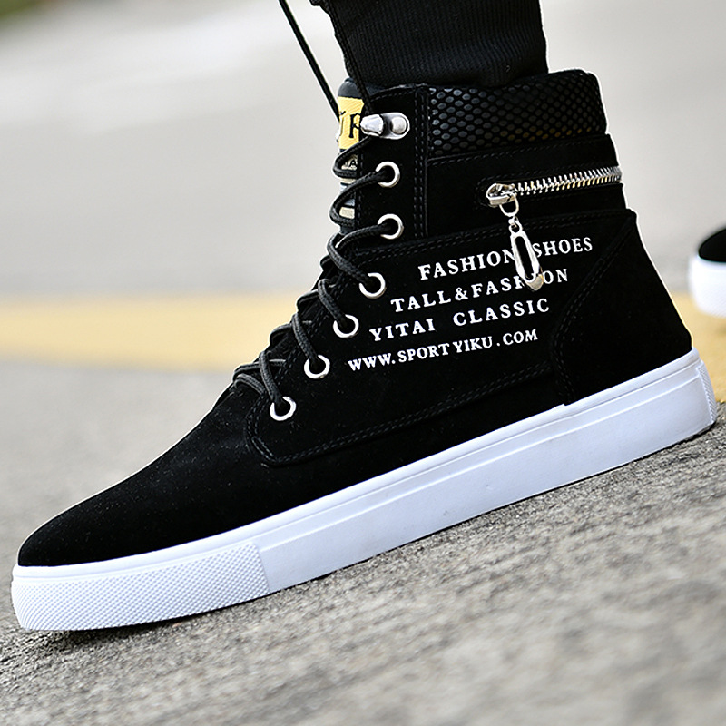 Tênis de cano alto preto mascu - Sneaker Career avaliação e preço
